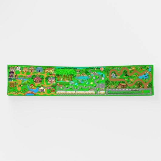 旧市街 – キャンプ – サファリ車のための道路2.5x12 横断幕 (横)