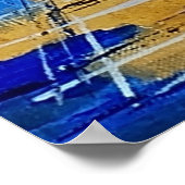 旧市街，男，通り，杖 ポスター (角)