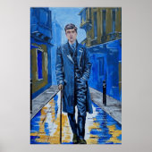 旧市街，男，通り，杖 ポスター (正面)