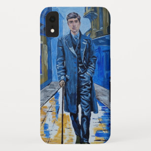 旧市街，男，通り，杖 iPhone XRケース