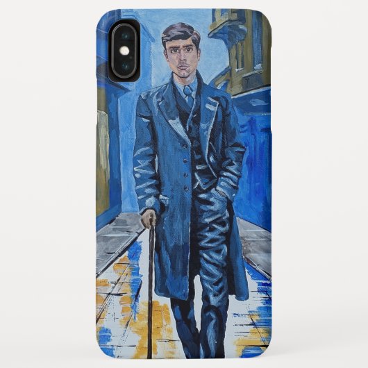 旧市街,男,通り,杖 Case-Mate iPhoneケース (裏面)