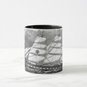 旧帆船マグ マグカップ (中央)