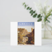 旧広告ギリシャのミケーネの門ライオネス ポストカード (スタンド正面)