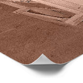 旧座金プリント ポスター (角)