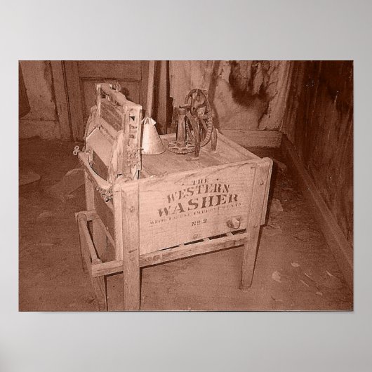 旧座金プリント ポスター (正面)