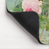 旧式でビクトリアンなぼろぼろのシックなスタイルのバラのマウスパッド マウスパッド (コーナー)