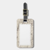 旧式でフランスのな広告-女性のためのプロダクト ラゲッジタグ (正面縦)