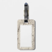 旧式でフランスのな広告-女性のためのプロダクト ラゲッジタグ (裏面縦)