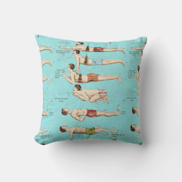 旧式でフランスのな水泳の学校を泳ぐ方法 クッション