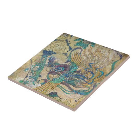 旧式で中国のな芸術のタイル タイル (側面)