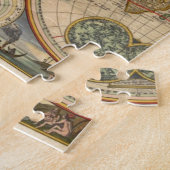 旧式で古くまれで、歴史的な世界地図 ジグソーパズル (側面)