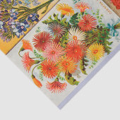 旧式で華麗な色の夏の花のティッシュペーパー 薄葉紙 (詳細)