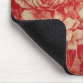 旧式で赤いToile マウスパッド (コーナー)