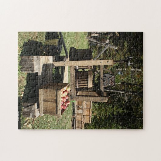 旧式なアップルサイダーの出版物 ジグソーパズル (横)