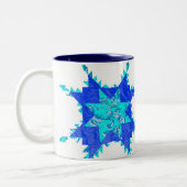 旧式なアメリカのキルト ツートーンマグカップ (左)