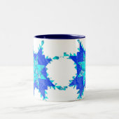 旧式なアメリカのキルト ツートーンマグカップ (中央)