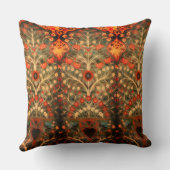 旧式なインドの織物のデザイン クッション (裏面)