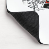 旧式なキャンピングカーおよび車|のキャンプの休暇 マウスパッド (コーナー)