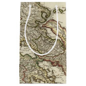 旧式なギリシャの地図 スモールペーパーバッグ (正面)