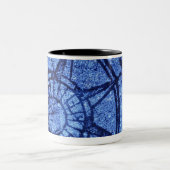 旧式なコンパス面図 ツートーンマグカップ (中央)