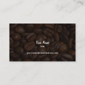 旧式なコーヒー豆挽器 名刺 (裏面)