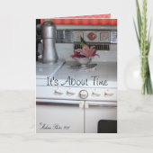 旧式なコーヒー鍋#1はそれを挨拶カスタマイズ カード (正面)