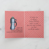 旧式なコーヒー鍋#1はそれを挨拶カスタマイズ カード (内部)