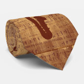 旧式なサクソフォーン ネクタイ (ロール)