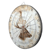 旧式なシカのプリント5 ダーツボード (正面右)