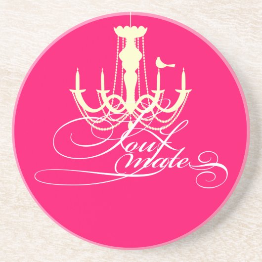 旧式なシャンデリアのコースター コースター (正面)