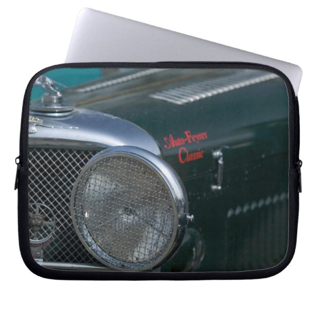 旧式なジャガー ラップトップスリーブ (正面)