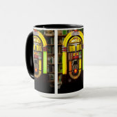 旧式なジュークボックス マグカップ (正面左)