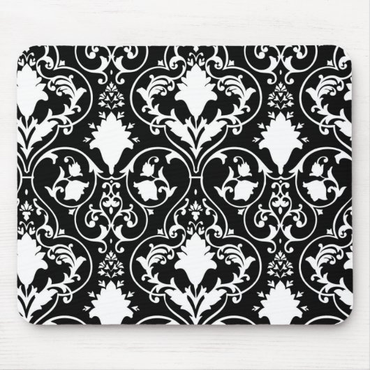 旧式なスクロール壁紙 マウスパッド (正面)