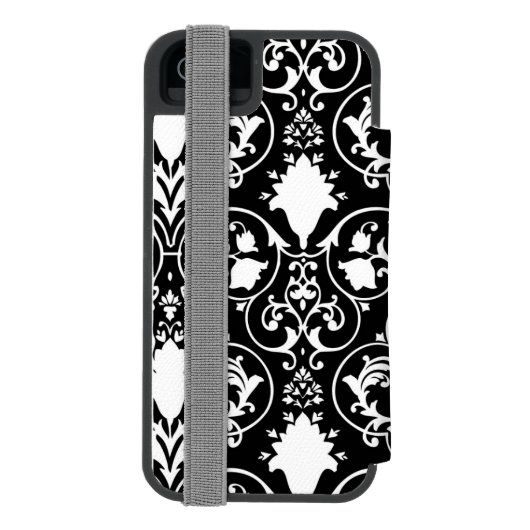 旧式なスクロール壁紙 INCIPIO iPhoneウォレットケース (フォリオ裏面)