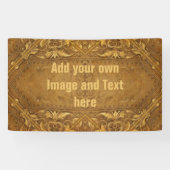 旧式なスタイルパターングランジな10 + あなたのアイディア 横断幕 (横)