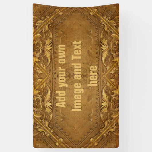 旧式なスタイルパターングランジな10 + あなたのアイディア 横断幕 (縦)