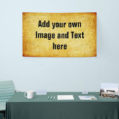 旧式なスタイルパターングランジな1 + あなたのアイディア 横断幕 (トレードショー)