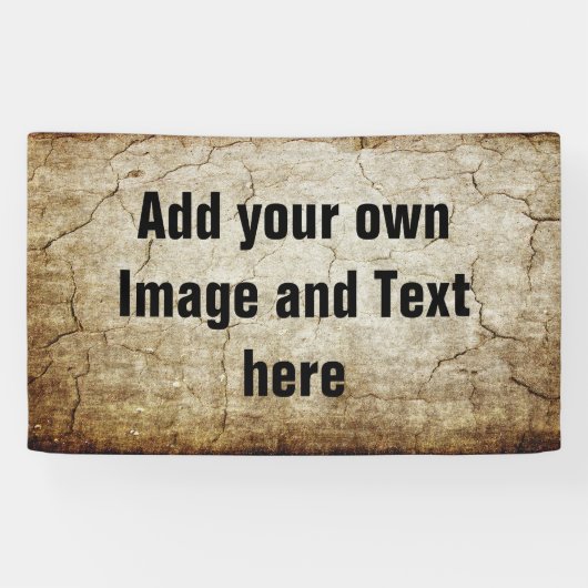 旧式なスタイルパターングランジな2 + あなたのアイディア 横断幕 (横)