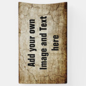 旧式なスタイルパターングランジな2 + あなたのアイディア 横断幕 (縦)