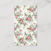 旧式なソファー、ヴィンテージの家具製造販売業 名刺 (裏面)