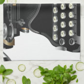 旧式なタイプライター キッチンタオル (折り畳み)