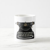 旧式なタイプライター コーヒーマグカップ (中央)