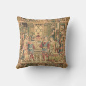 旧式なタペストリーの一見のクッション クッション (裏面)