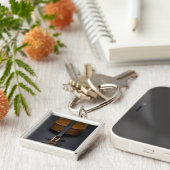 旧式なチェロ キーホルダー (側面)