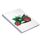 旧式なトラクター ノートブック (右側)