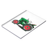 旧式なトラクター ノートブック (左側)