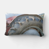 旧式なトラクター ランバークッション (裏面)