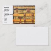 旧式なトランク 名刺 (正面/裏面)