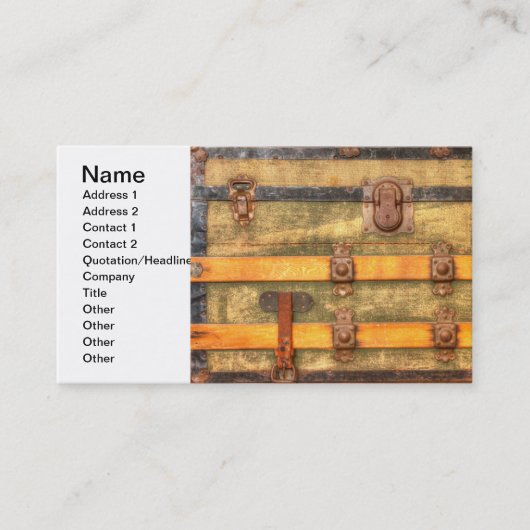 旧式なトランク 名刺 (正面)
