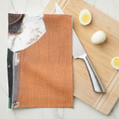 旧式なドイツのバイオリン キッチンタオル (四つ折り)